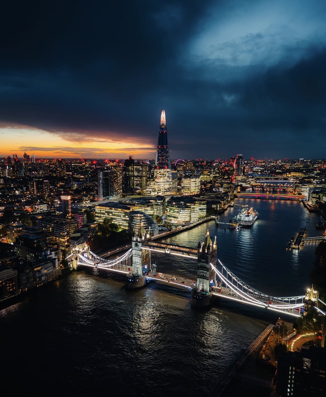 London from above